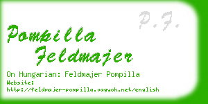 pompilla feldmajer business card